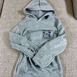 Gray Hoodie with West Coast Graphic